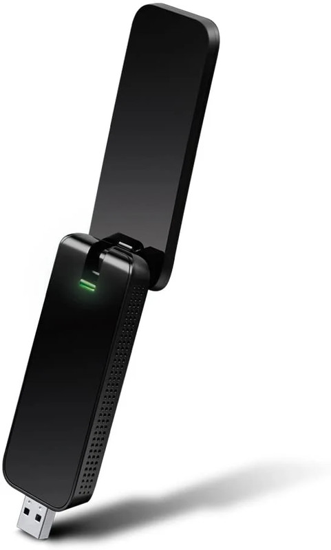 TP-Link 1300Mbps USB Wi-Fi Adapter w/ Foldable High Gain Antenna - محول واي فاي